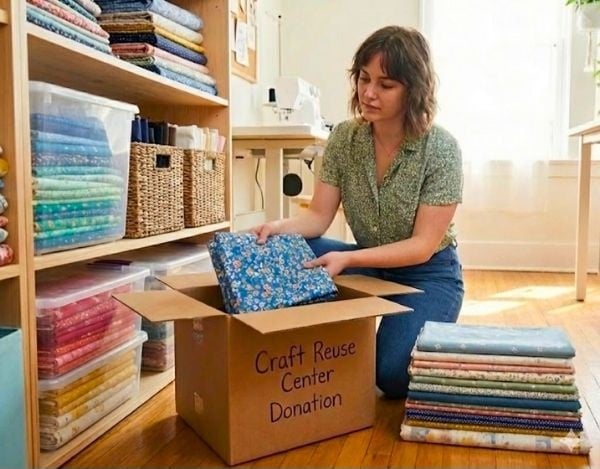 Curated Collection Knowing When to Let Go - Fabric Organization Ideas