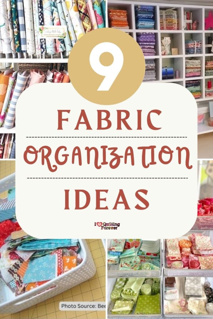 Fabric Organization Ideas Roundup 2 ILQF Pinterest