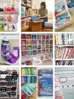 Fabric Organization Ideas Roundup Featured Cover