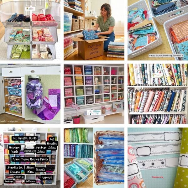 Fabric Organization Ideas Roundup Featured Cover
