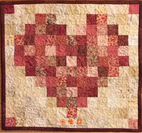 Happy Heart Mini Quilt Pattern - etsy
