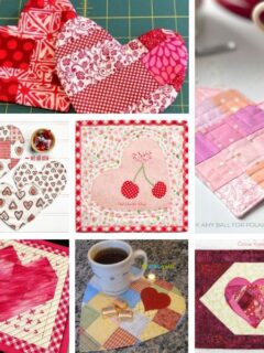 Heart Mug Rug Quilt Patterns Roundup Featured Cover