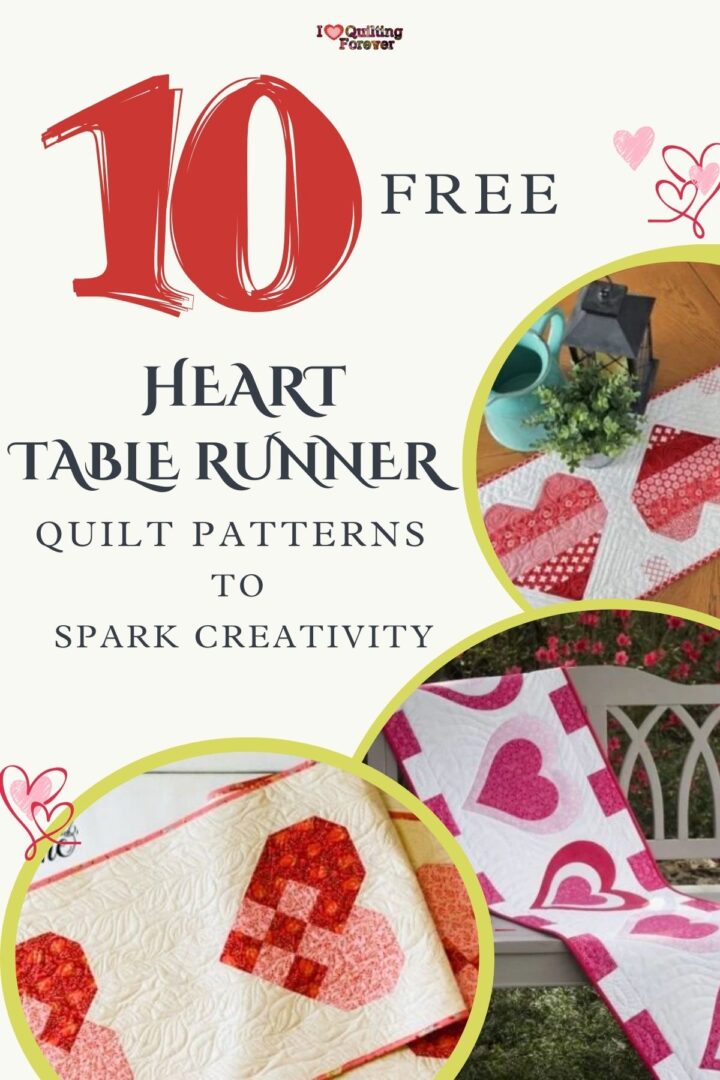 Top 10 Free Heart Table Runner Quilt Patterns (+10 Bonus Patterns For ...