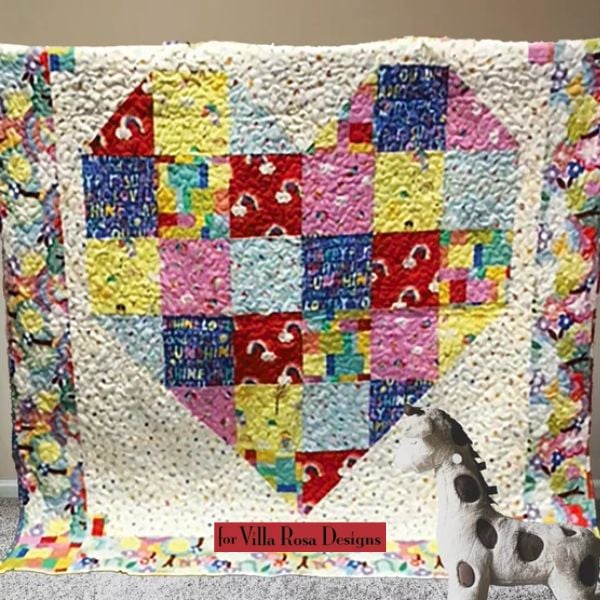Heartbeat Quilt Pattern - etsy