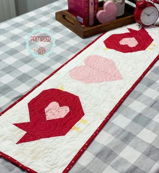 Hey Sweetheart Table Runner Quilt Pattern - etsy