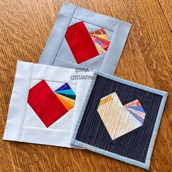 Luving You To Bits Mug Rug Quilt Pattern - etsy