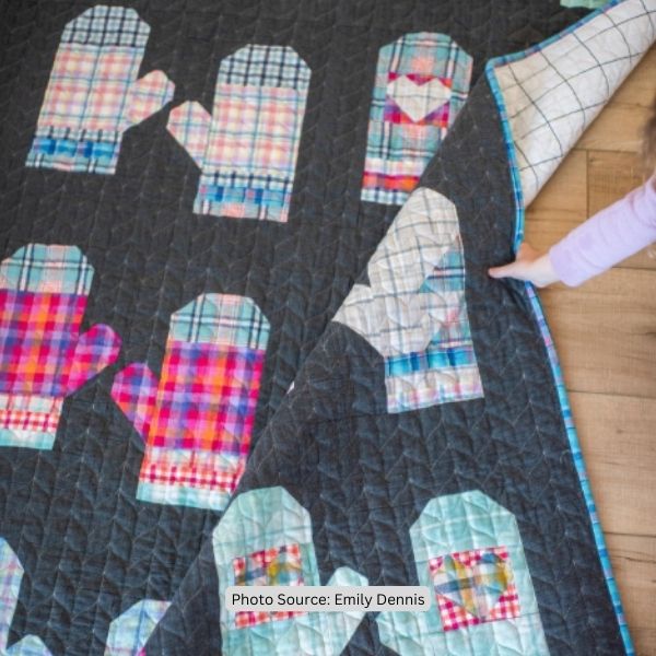 Mitten Quilt Idea from Emily Dennis