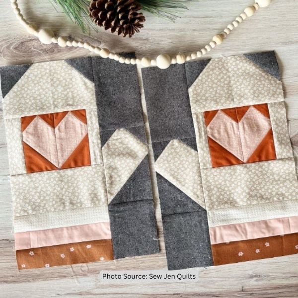 Mitten Quilt Idea from Sew Jen Quilts