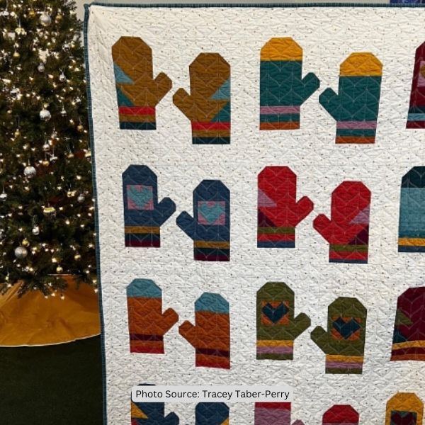 Mitten Quilt Idea from Tracey Taber-Perry