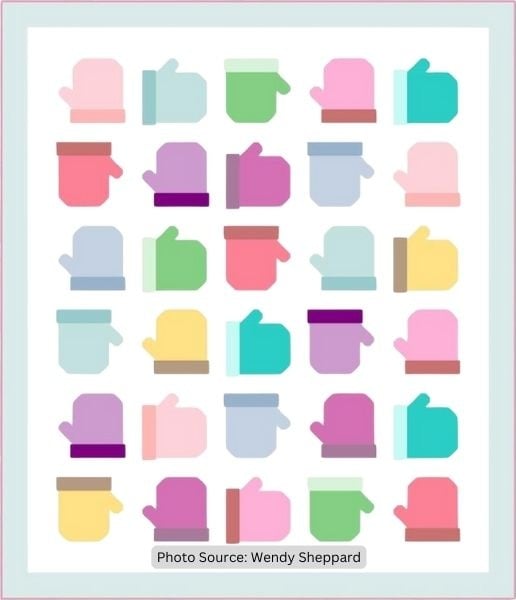 Mitten Smitten Quilt Pattern - etsy
