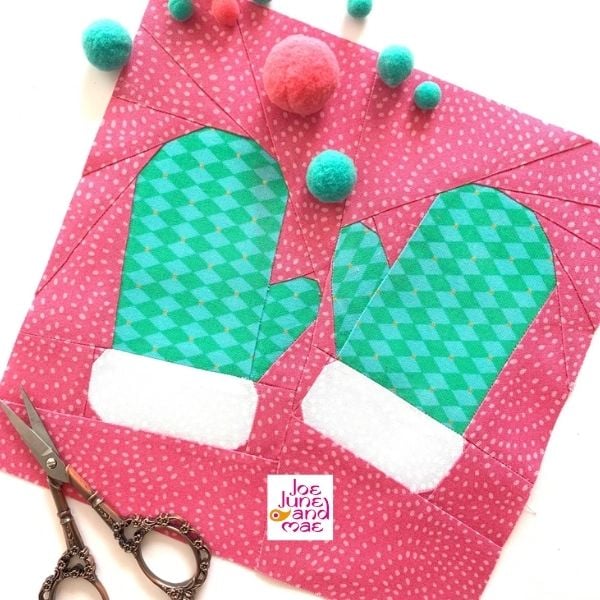 Mittens Quilt Block Pattern - etsy