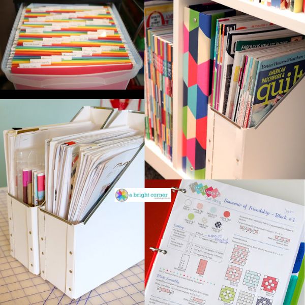 Pattern Library System - Small Sewing Room Organization Secrets