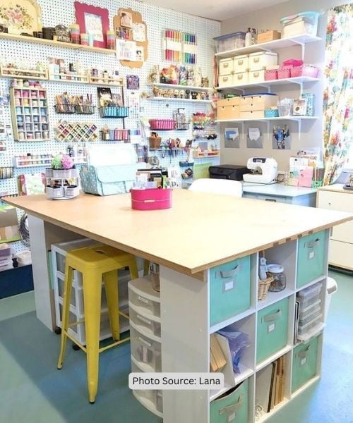 Pegboard Paradise - Dream Sewing Rooms