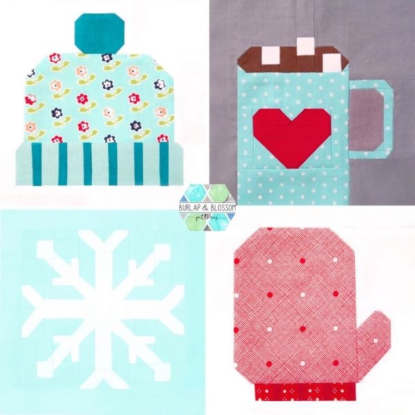 Play In The Snow Quilt Block Patterns - etsy