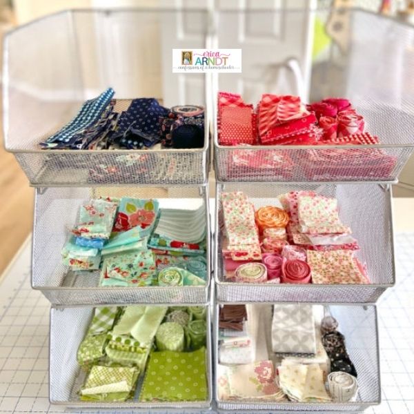 Pre-Cut Ecosystem Processing Leftovers Immediately - Fabric Organization Ideas