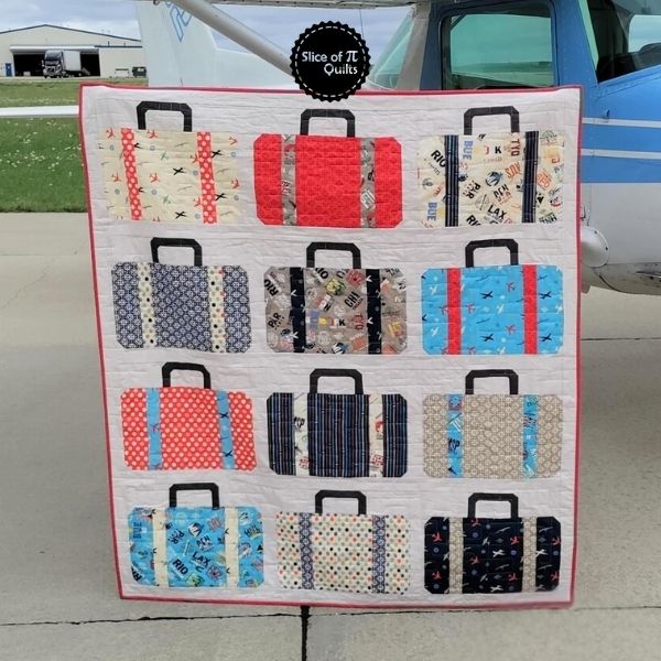 Suitcases Quilt Pattern - etsy