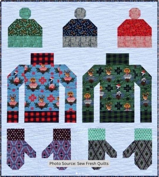 Sweater Quilt Idea from Sew Fresh Quilts