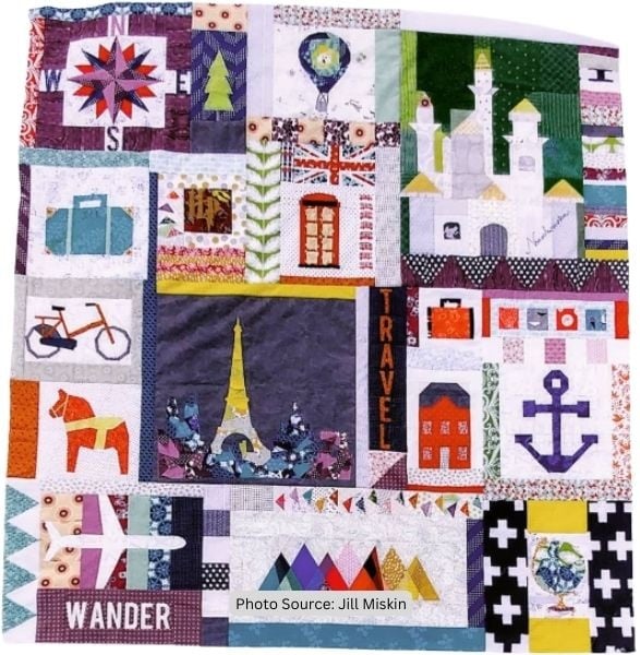 Travel Quilt Idea from Jill Miskin
