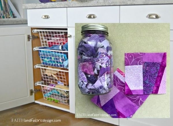 Two-Tier Approach - Fabric Organization Ideas