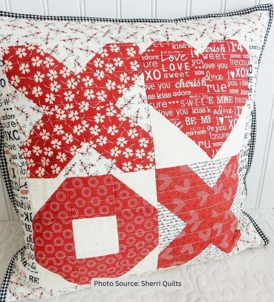 Valentine's Pillow Quilt Pattern - etsy