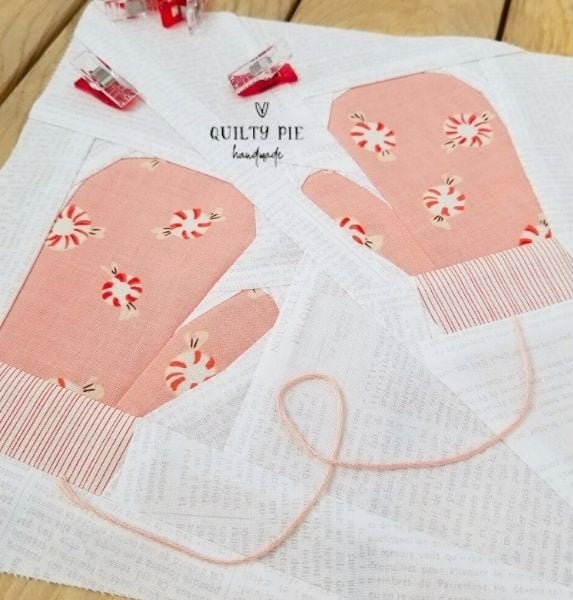 Warm Mittens Quilt Block Pattern - etsy