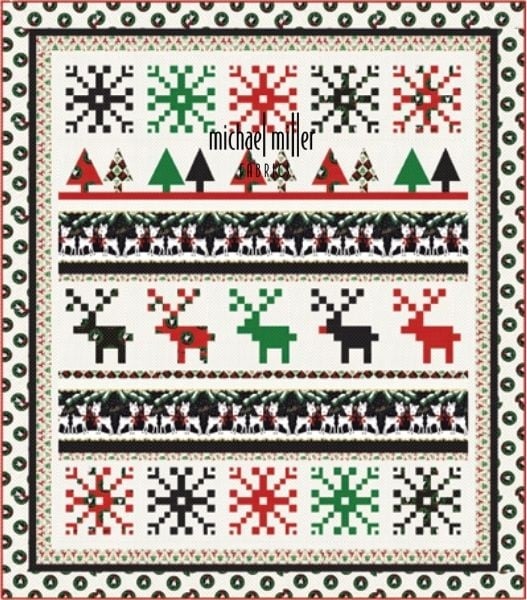 Winter Christmas Sweater - free quilt pattern