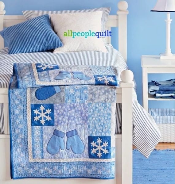Wintry Mix - free quilt pattern