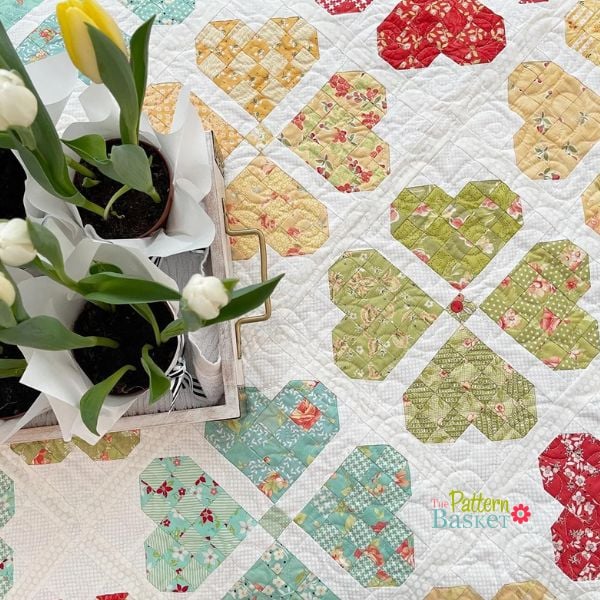 Woven Hearts Quilt Pattern - etsy