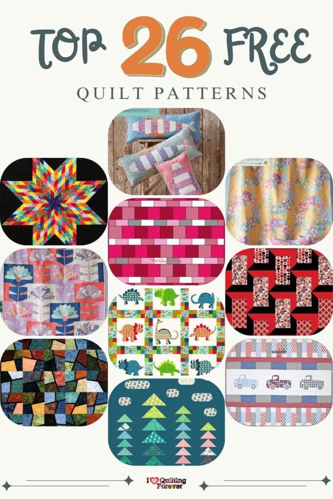26 Blog Posts Quilt Patterns Roundup 1 ILQF Pinterest