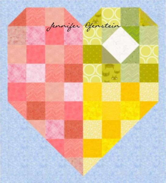 Big Linus Heart - free quilt pattern