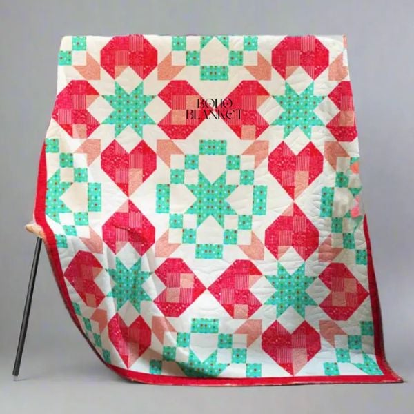 Blooming Hearts Quilt Pattern - etsy