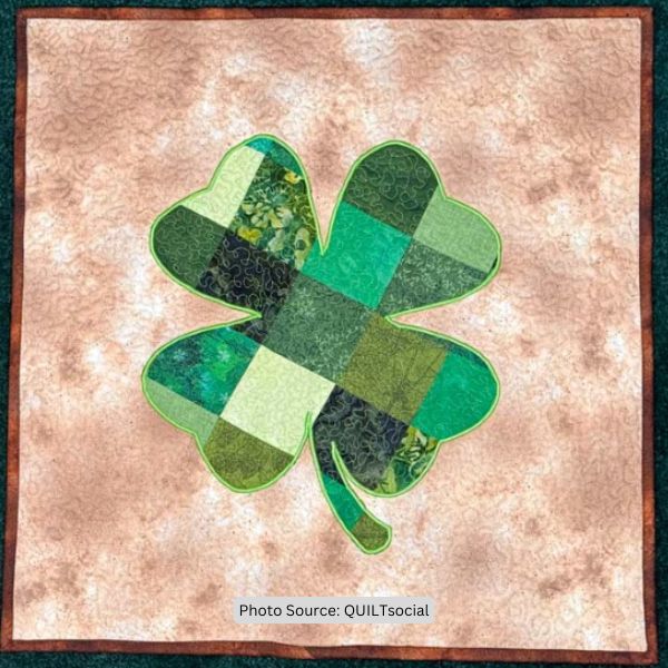 Clover Quilt Idea from QUILTsocial