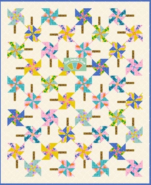 Double Dizzy Pinwheels Quilt Pattern - etsy
