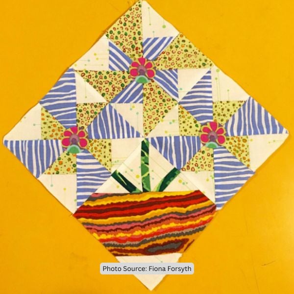 Double Pinwheel Quilt Idea from Fiona Forsyth