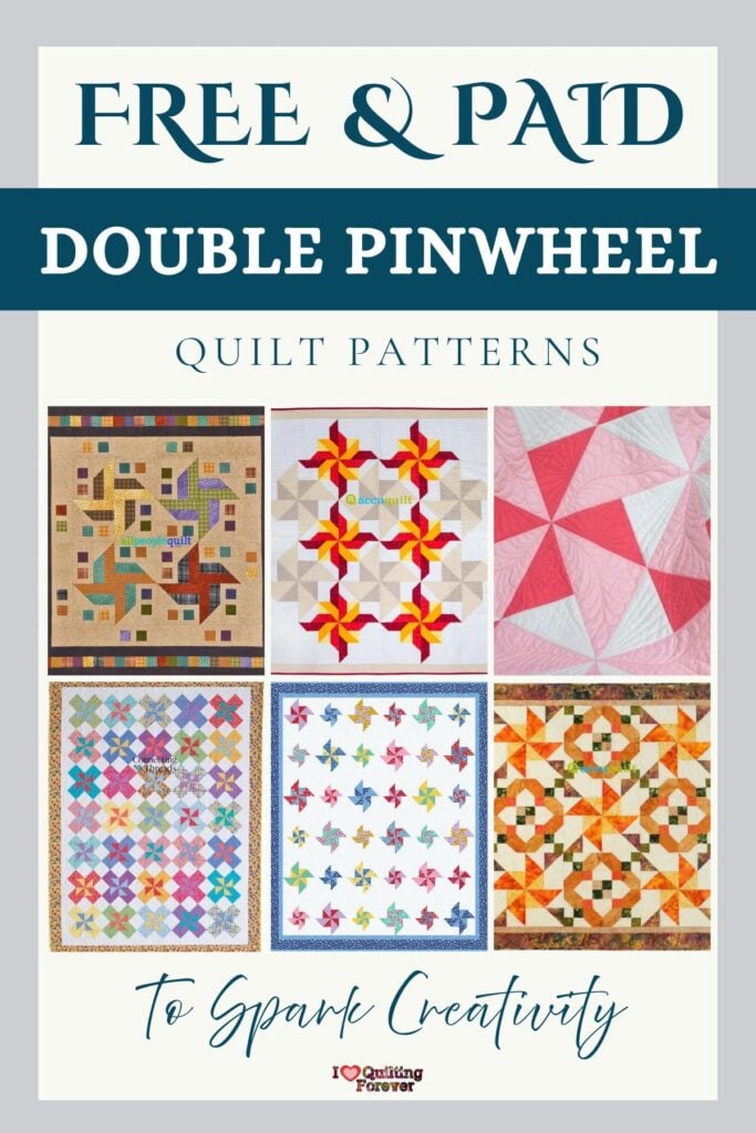 Double Pinwheel Quilt Patterns Roundup 4 ILQF Pinterest