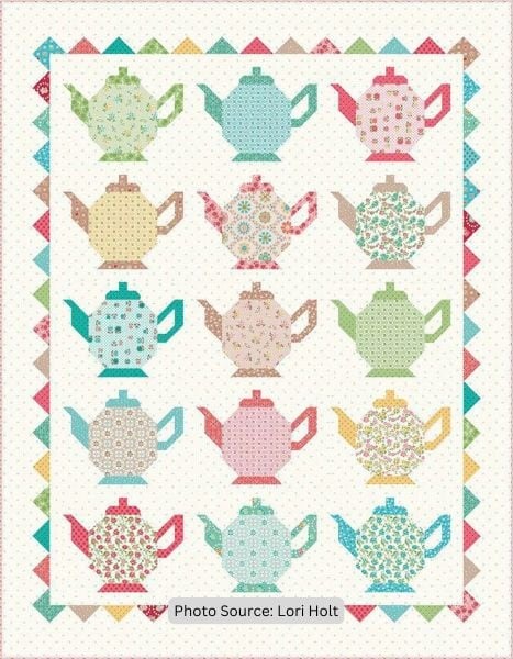 Granny's Teapot Quilt Pattern - etsy