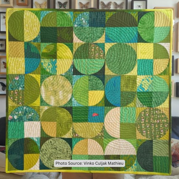 Green Quilt Idea from Vinko Culjak Mathieu