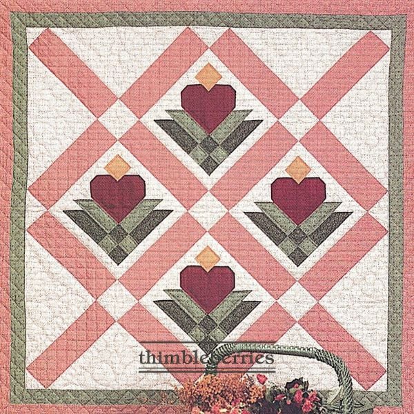 Heart Blossom Quilt Pattern - etsy