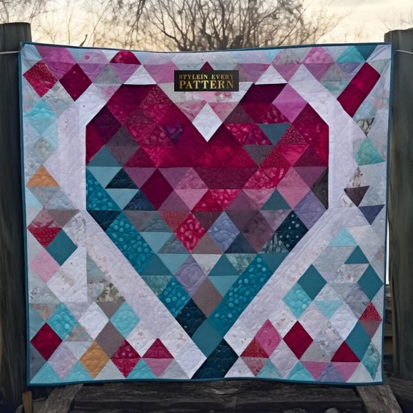 Heart Patchwork Quilt Pattern - etsy