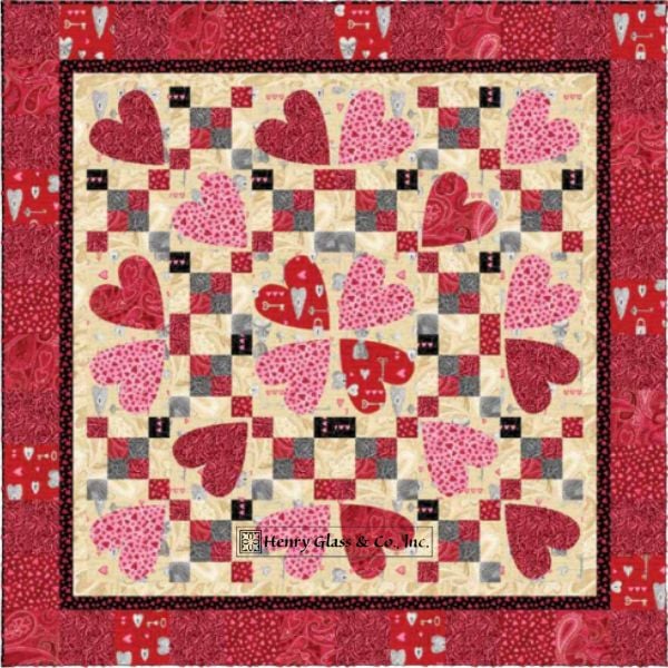 Key to My Heart - free quilt pattern