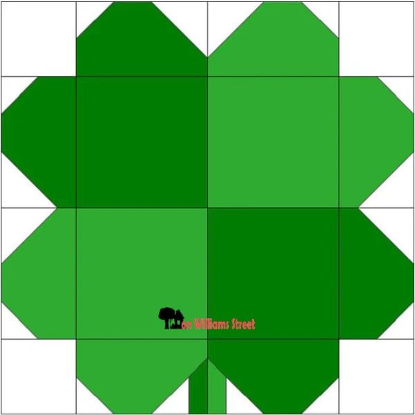 Lucky Charm Block - free quilt pattern