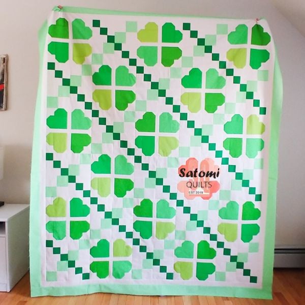Lucky Clover Quilt Pattern - etsy