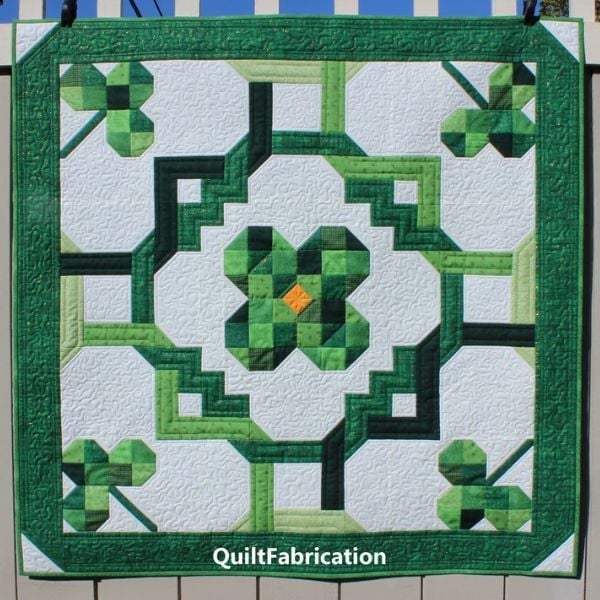 Lucky Clover Quilt Pattern - etsy