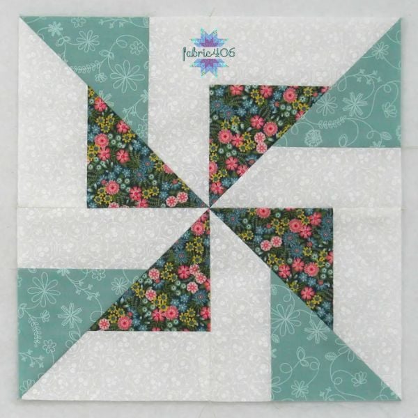 Maggie's Double Pinwheel Quilt Block Pattern - etsy