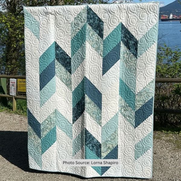 Mostly Teal Quilt Pattern - etsy