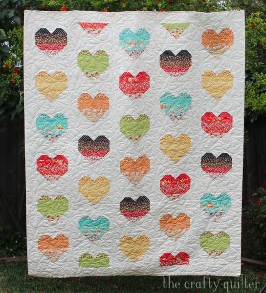 Ombre Love Quilt Pattern - etsy