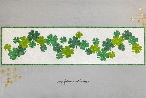 Sham-Rockin Table Runner Quilt Pattern - etsy