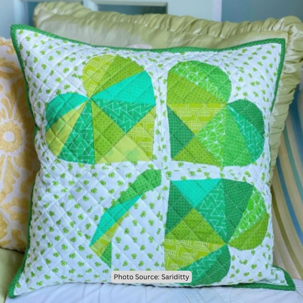Shamrock Quilt Idea from Sariditty