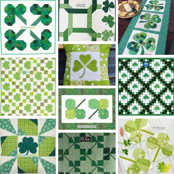 Shamrock Quilt Patterns Roundup Featured Cover