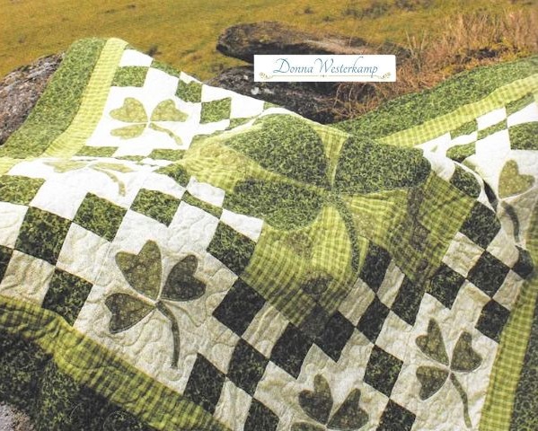 St. Patrick&rsquo;s Day Shamrock Quilt Pattern - etsy